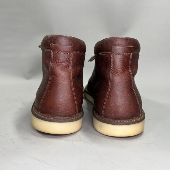 Clarks Grandin Top Chukka‎ Boots Men\'s 13 Brown Leather Cap Toe Lace Up Casual main image 10